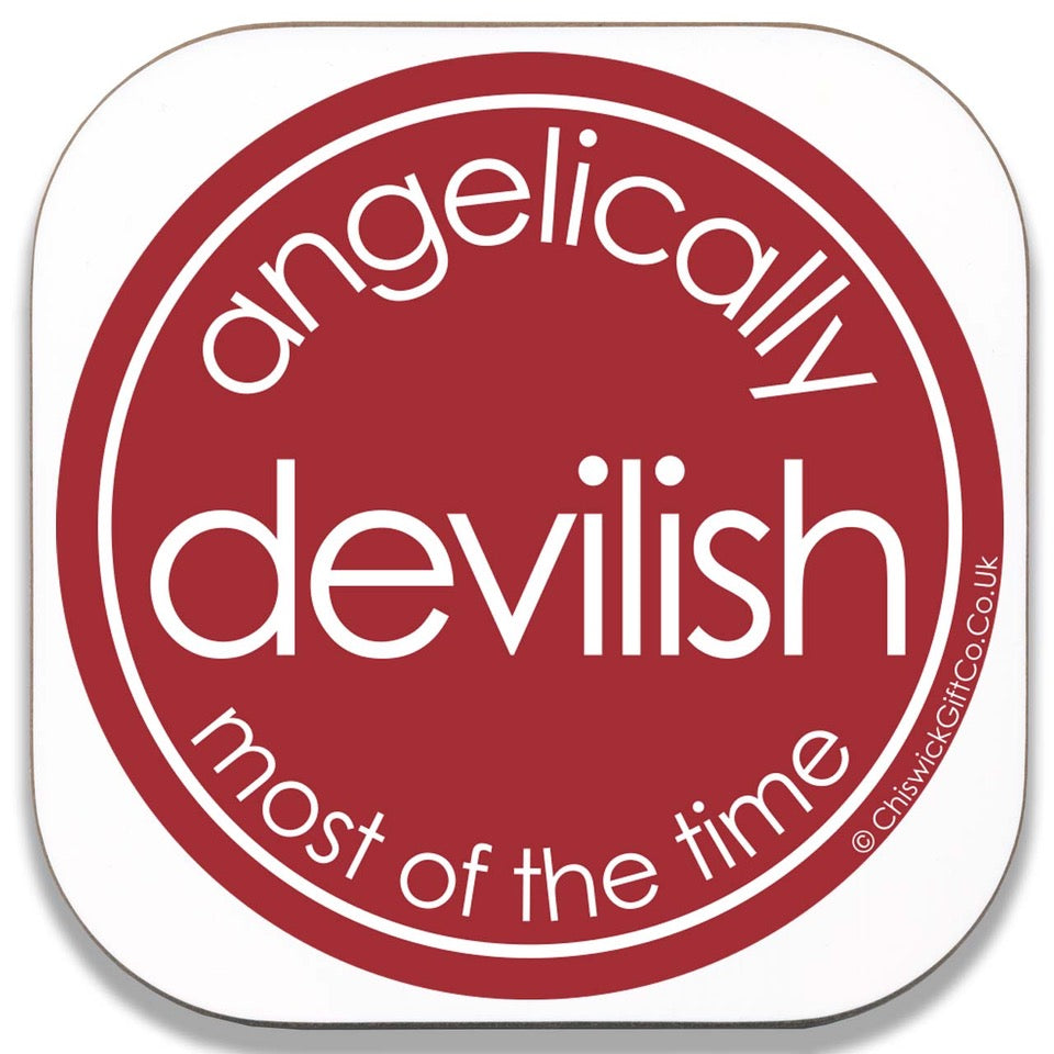 Angelically Devilish Coaster