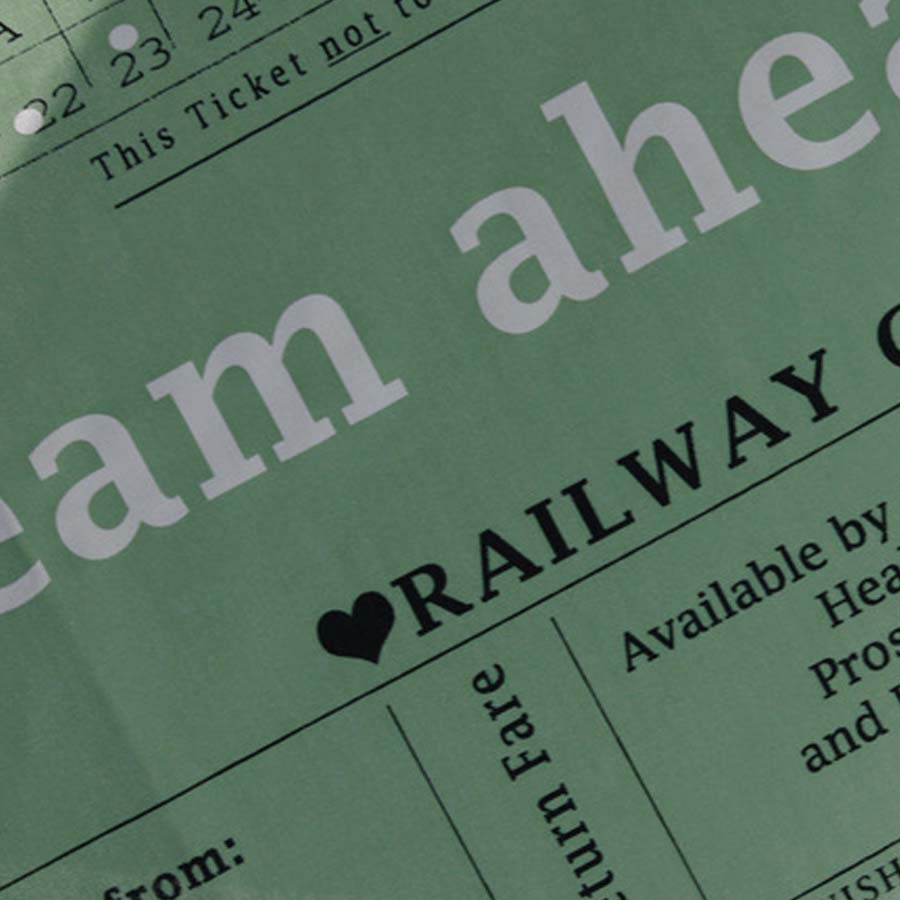 Railway Of Life Tea Towel
