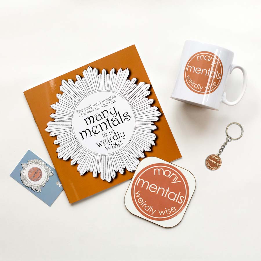 Many Mentals Weirdly Wise Notebook