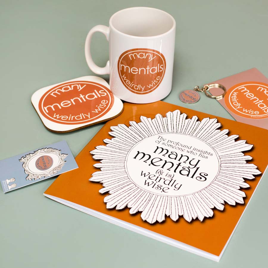 Many Mentals Weirdly Wise Keyring