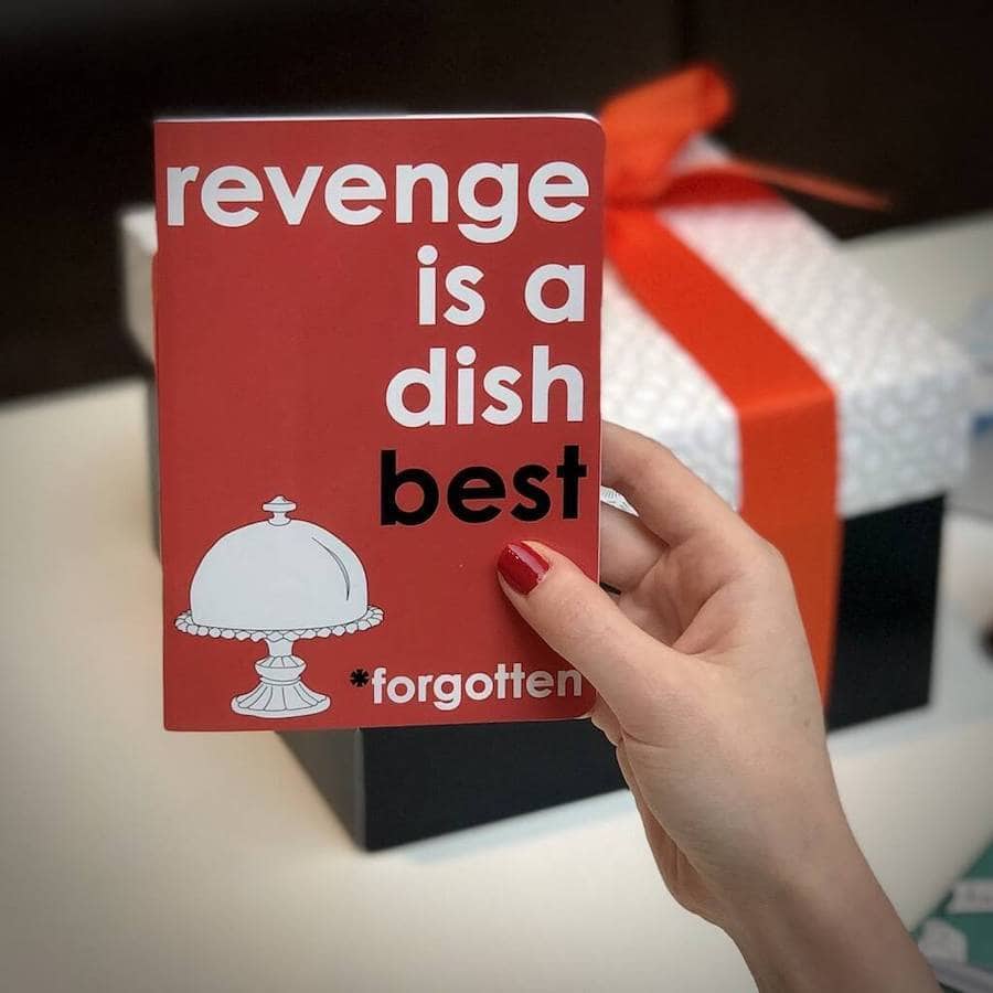Revenge Is A Dish Forgotten Notebook