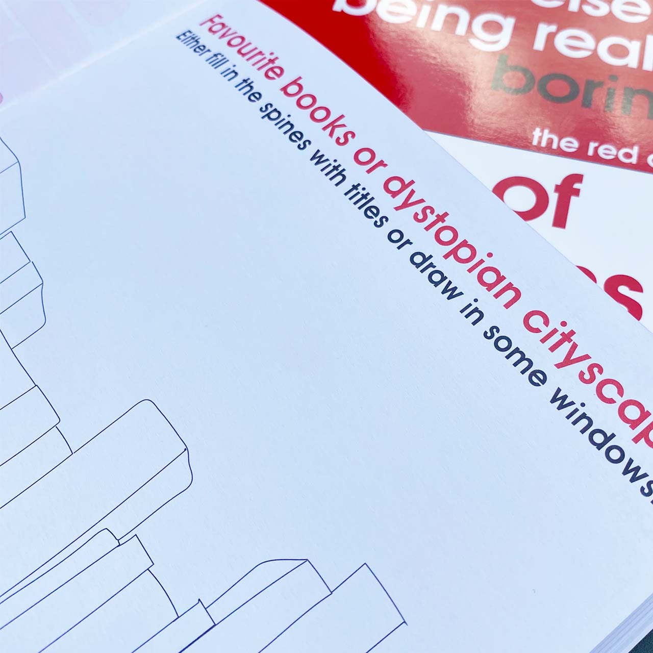 The Book of Mindless Fun For Adults - Red
