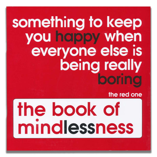 The Book of Mindless Fun For Adults - Red