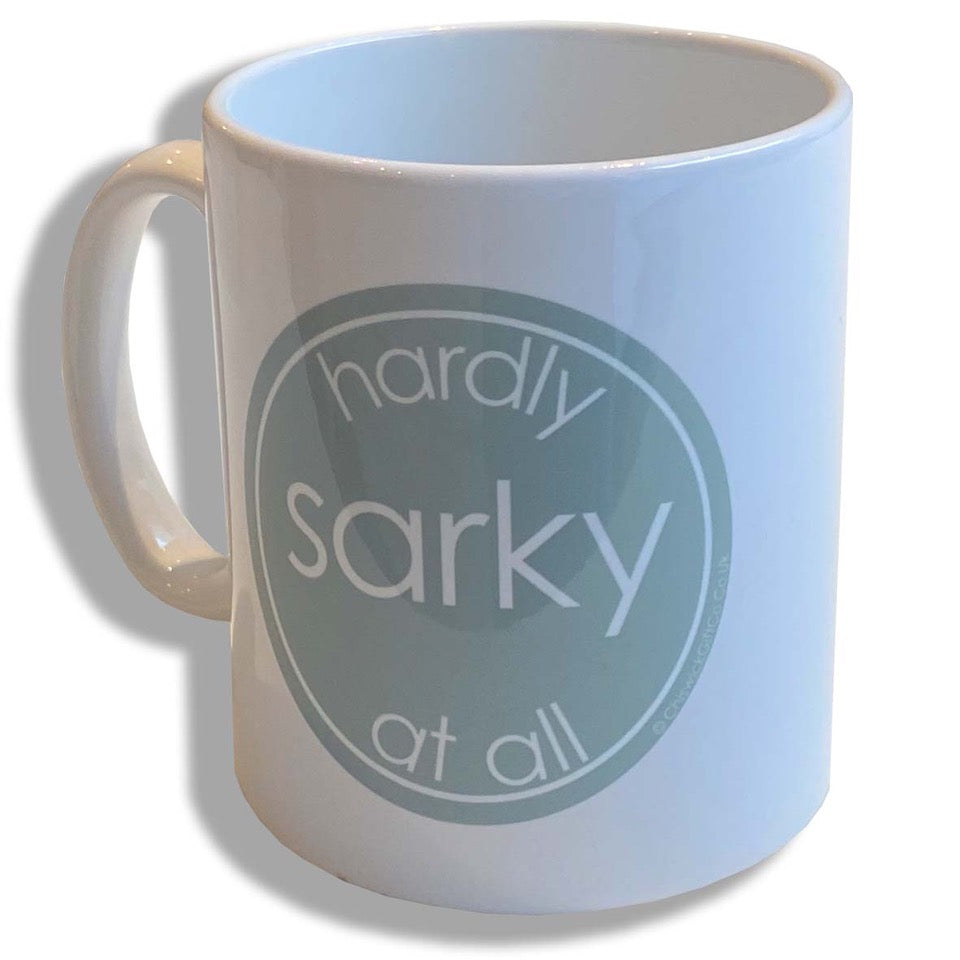 Hardly Sarky At All - Mug with Keyring Gift Set