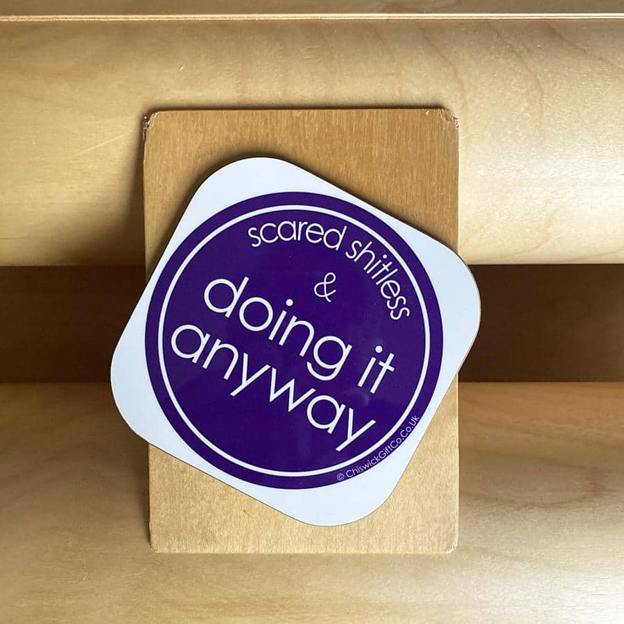 Scared Shitless & Doing It Anyway Mug