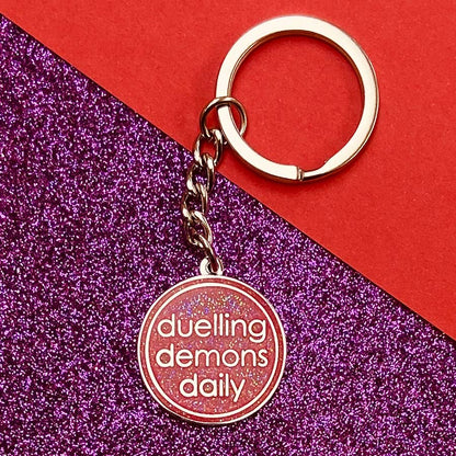 Duelling Demons Daily Keyring