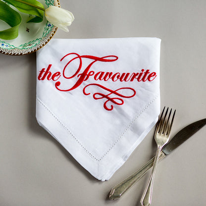 Set of Four Embroidered Napkins