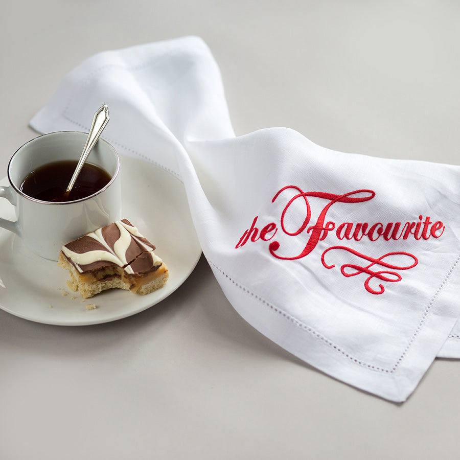Set of Four Embroidered Napkins