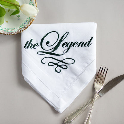 Set of Four Embroidered Napkins