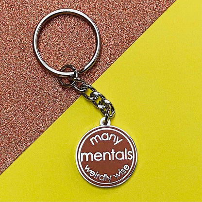 Many Mentals Weirdly Wise Keyring