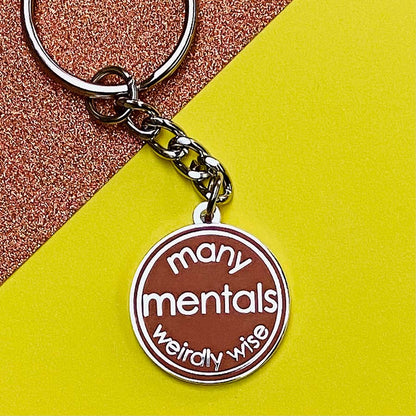 Many Mentals Weirdly Wise Keyring