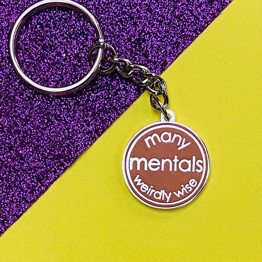 Many Mentals Weirdly Wise Keyring