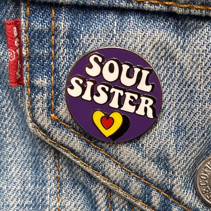 You Are My Soul Sister Enamel Pin