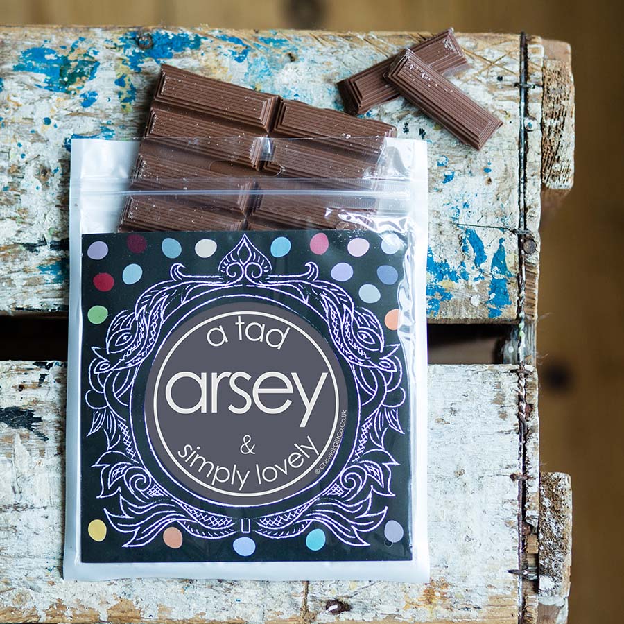 A Tad Arsey (& Simply Lovely) Chocolate Bar