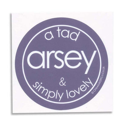 A Tad Arsey & Simply Lovely Vinyl Sticker
