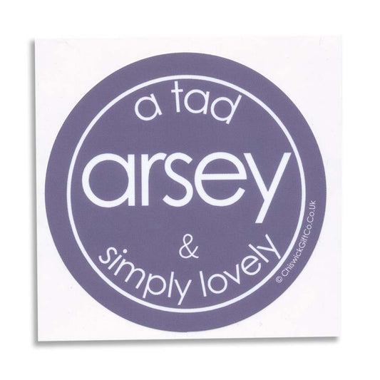 A Tad Arsey & Simply Lovely Vinyl Sticker