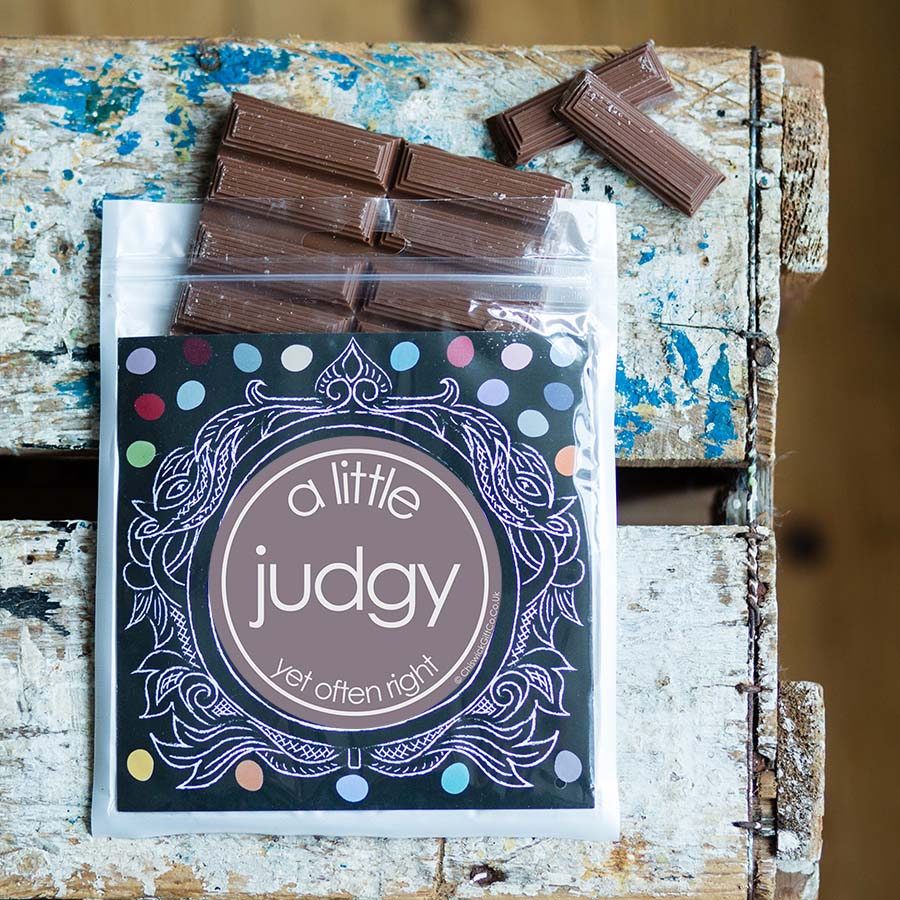 A Little Judgy (Yet Often Right) Chocolate Bar