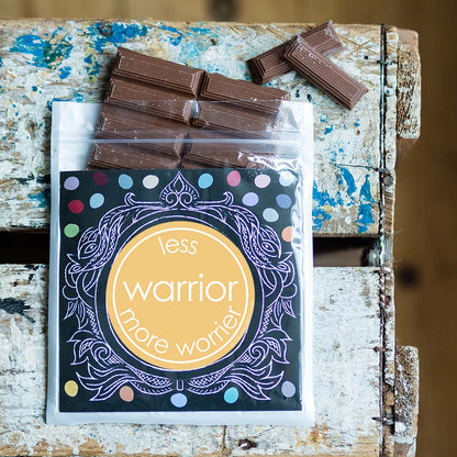 Less Warrior (More Worrior) Chocolate Bar