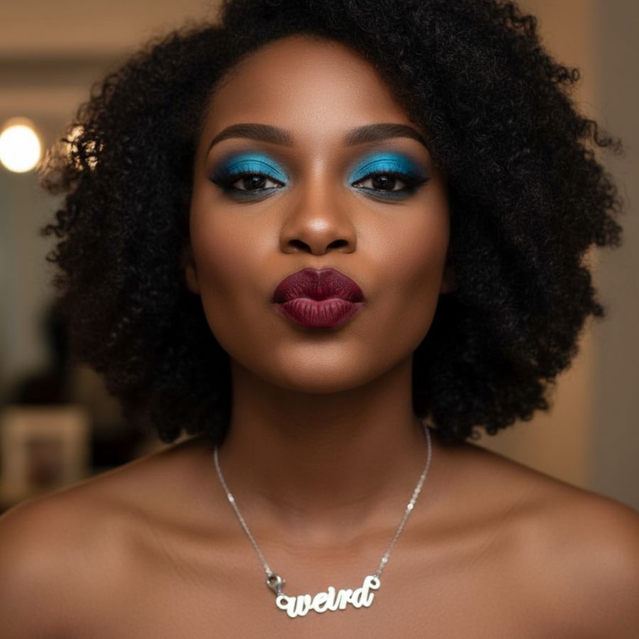 Weird Solid Sterling Silver Pendant | Bag Charm