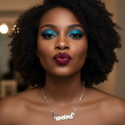 Weird Solid Sterling Silver Pendant | Bag Charm