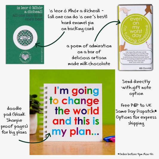 You Can Do It - The World Changer - Positive Affirmation Gift Set