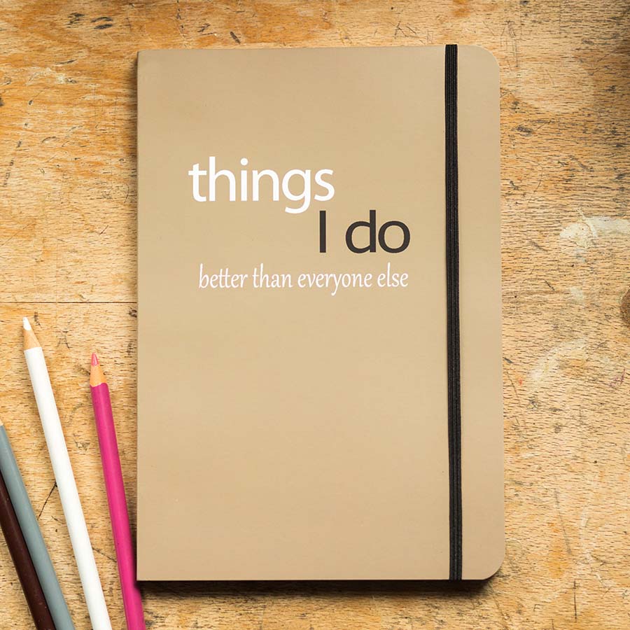 Bundle of 10 for the price of 8 "Things" Notebooks