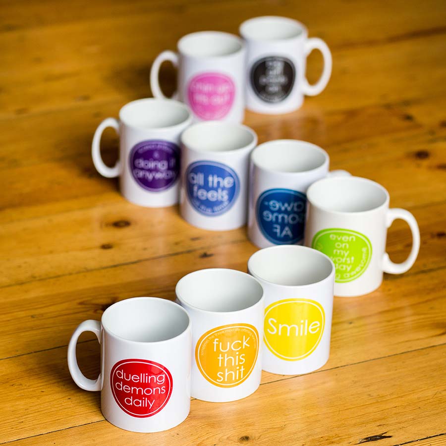 Set of 4 Mugs for Friends
