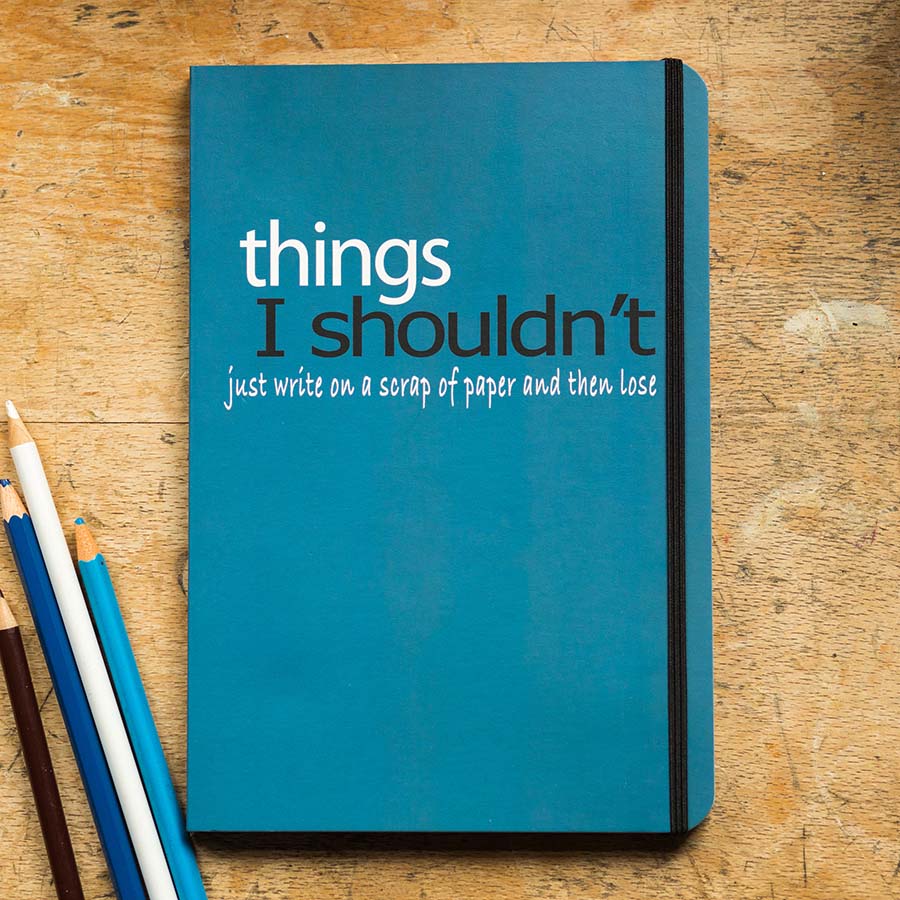 Bundle of 10 for the price of 8 "Things" Notebooks