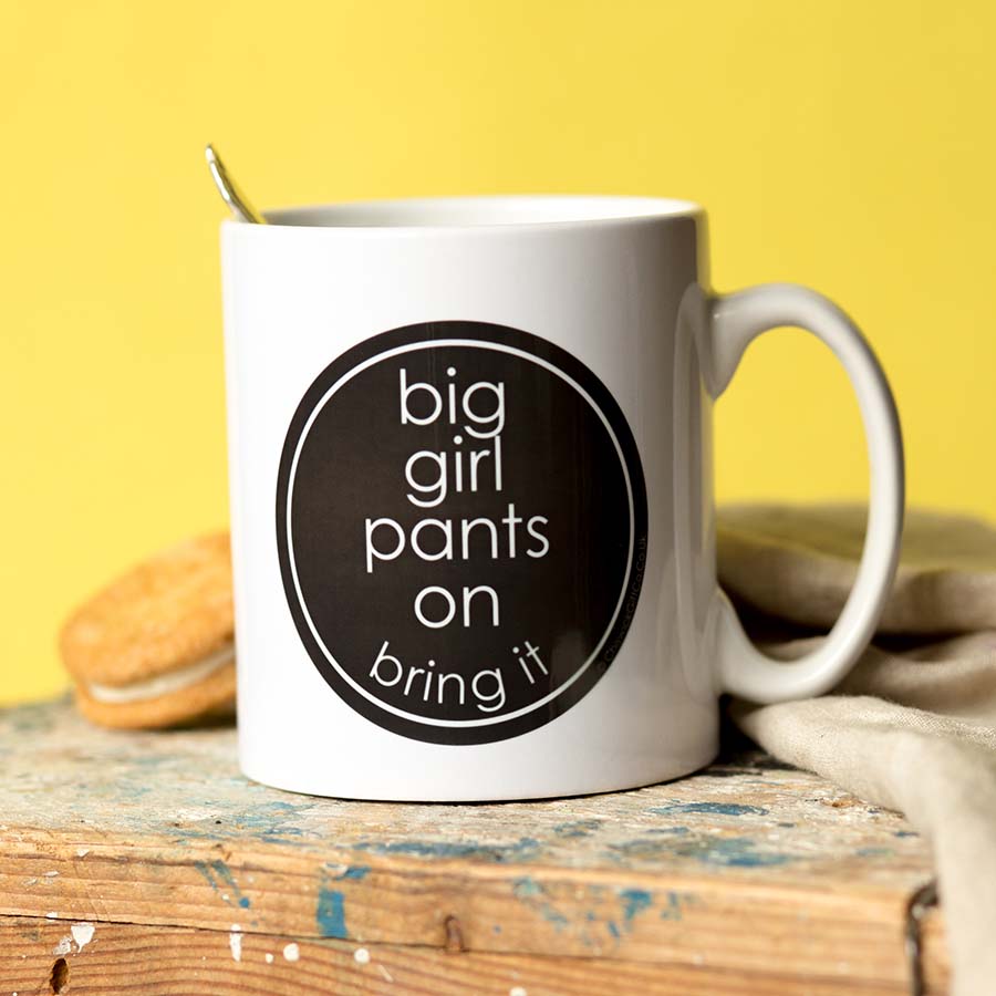 Big Girl Pants - Mug with Keyring Gift Set