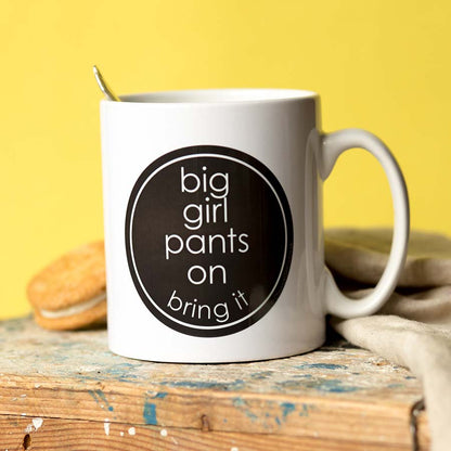 Big Girl Pants - Mug with Keyring Gift Set