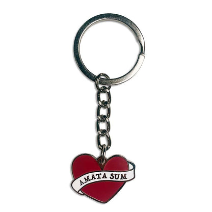 You Are Loved Latin Motto Keyring