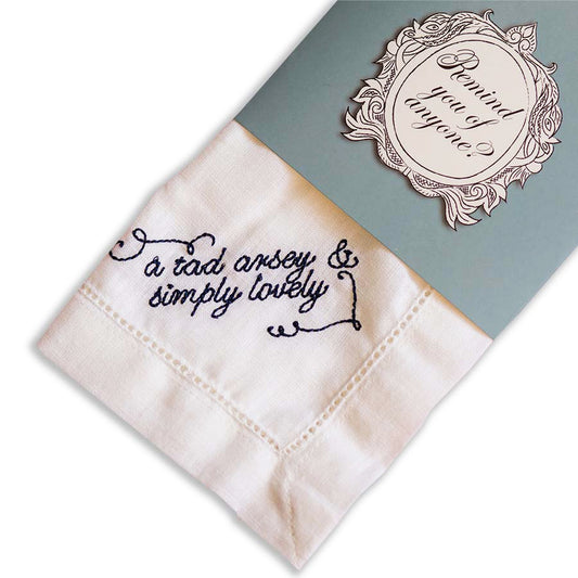 A Tad Arsey & Simply Lovely Napkin