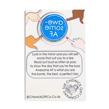 Awesome AF Enamel Pin