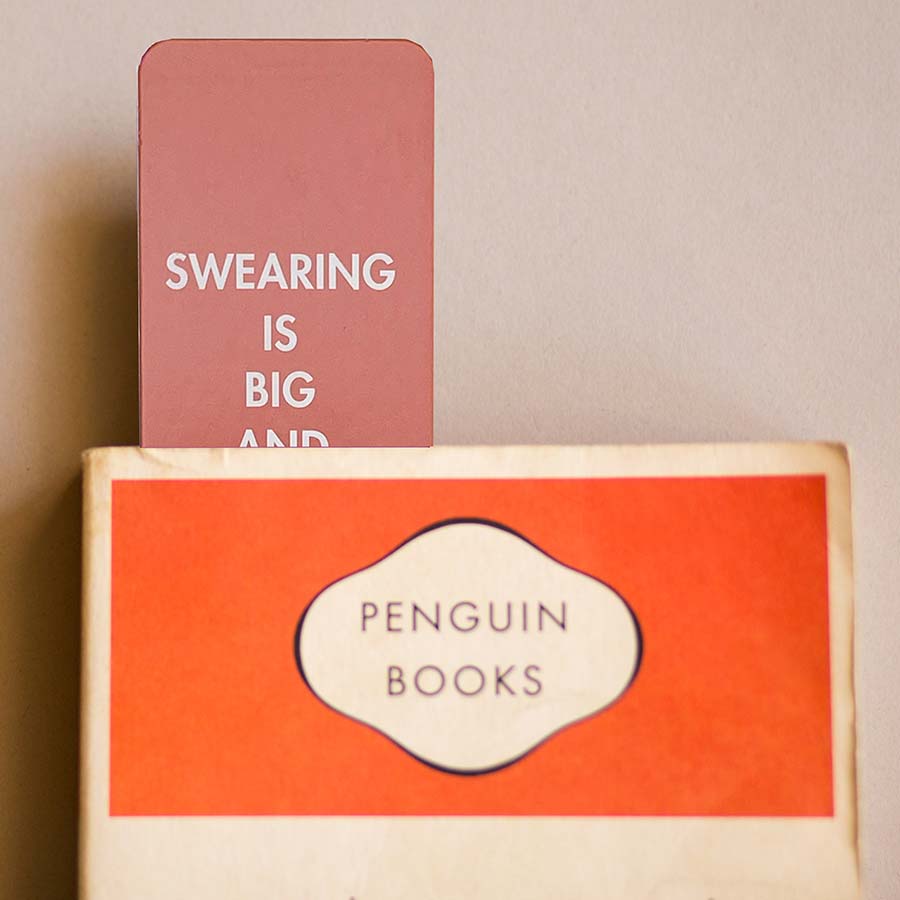 Swearing Is Big And Clever - Bookmark