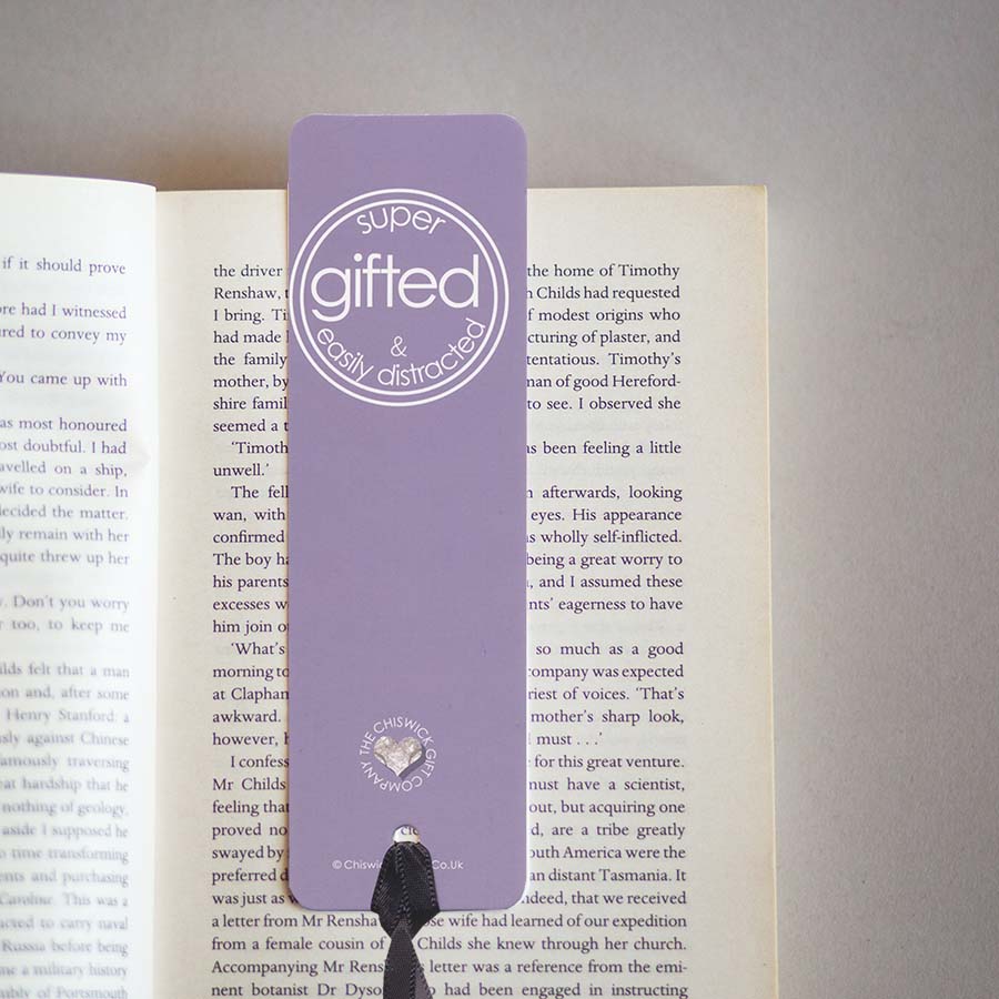 Super Gifted & Easily Distracted Bookmark