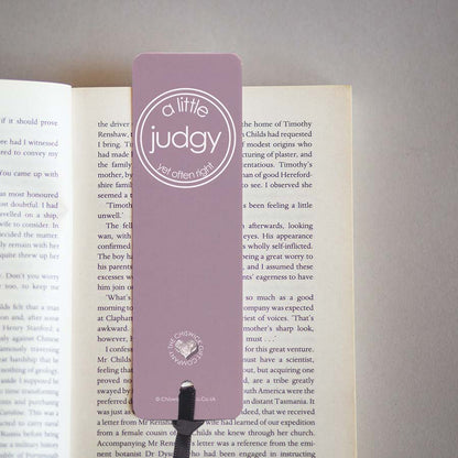 A Little Judgy (But Often Right) Bookmark