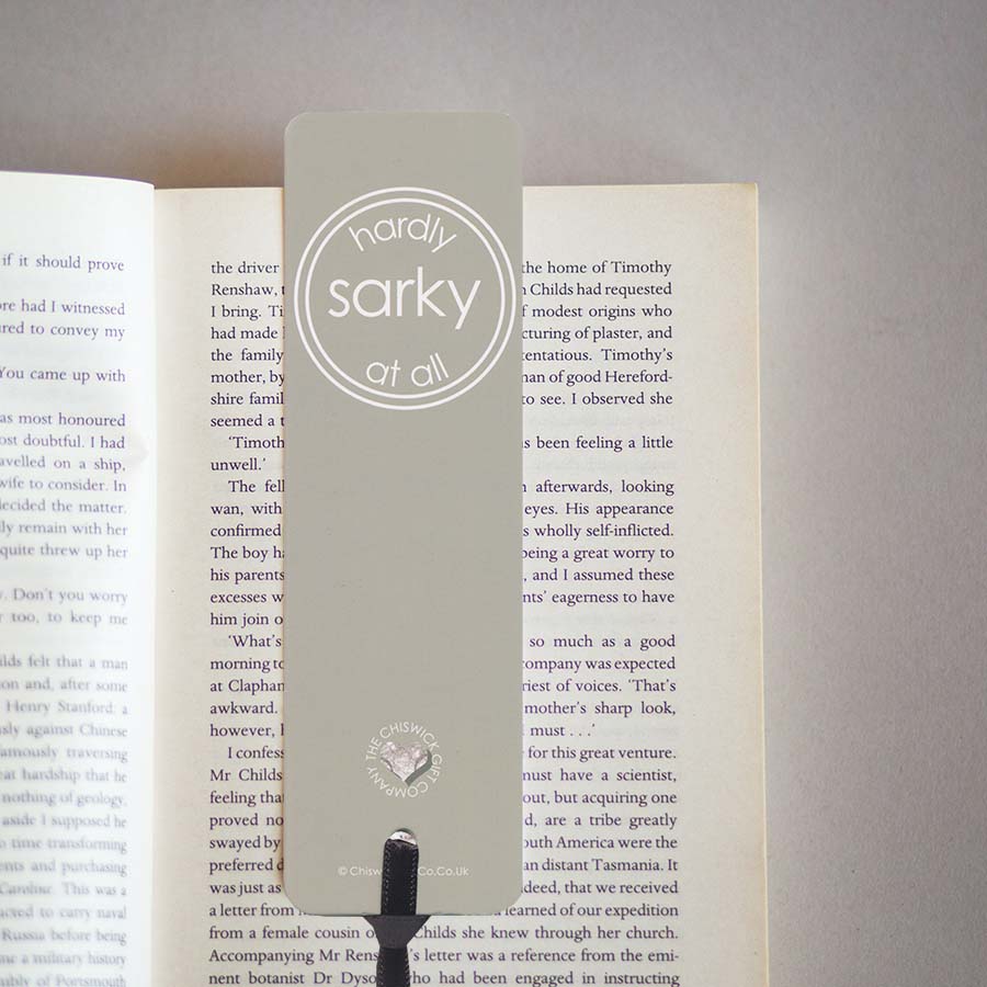 Hardy Sarky At All Bookmark