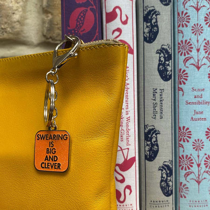 Swearing Is Big And Clever Keyring/Bag Charm