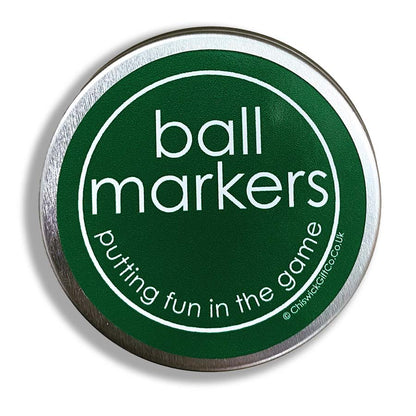 5 x Golf Ball Markers in a Tin - Thinking Of You