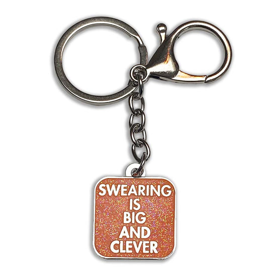 Swearing Is Big And Clever Keyring/Bag Charm