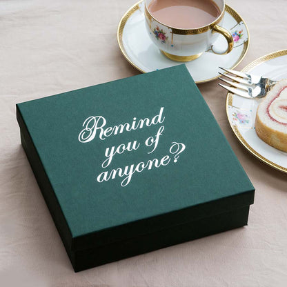 Limited Edition - Set of 12 'A Little Judgy' French Linen Embroidered Cocktail Napkins
