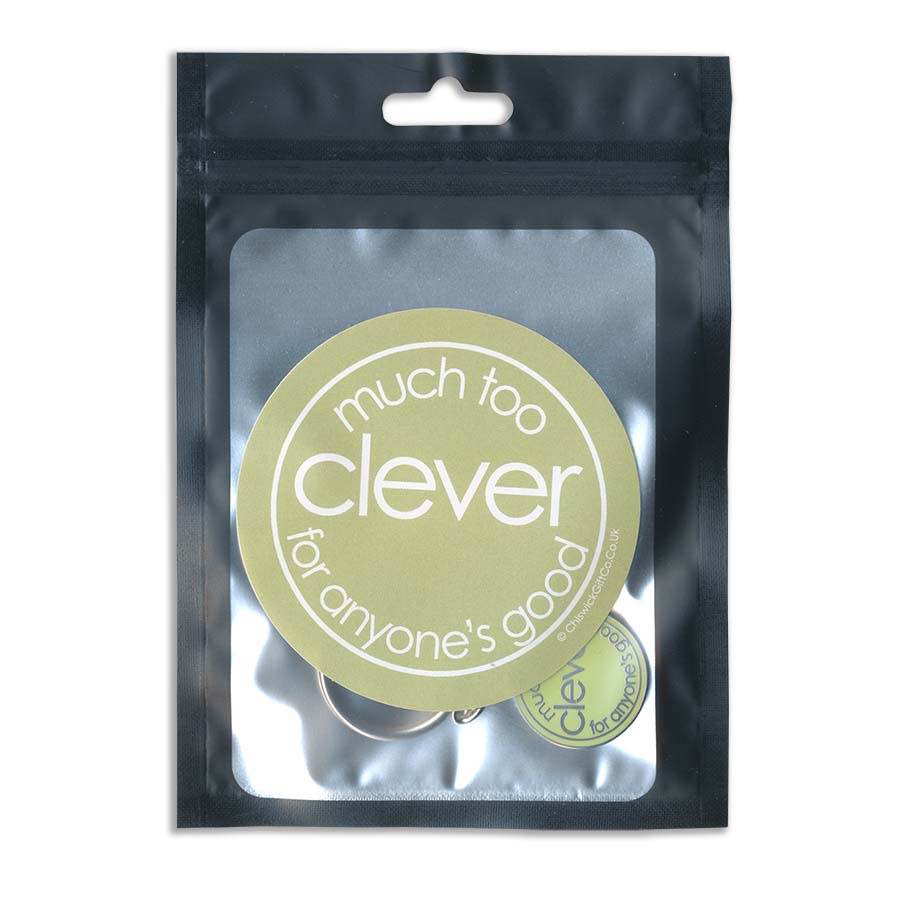 Much Too Clever for Anyone's Good Keyring