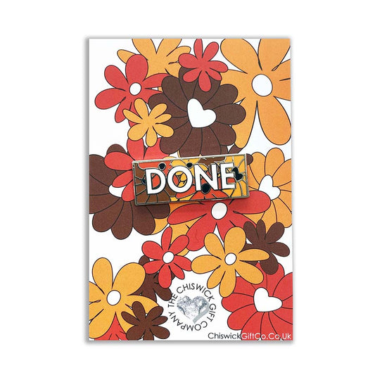 Done - Angry Flowers Enamel Pin