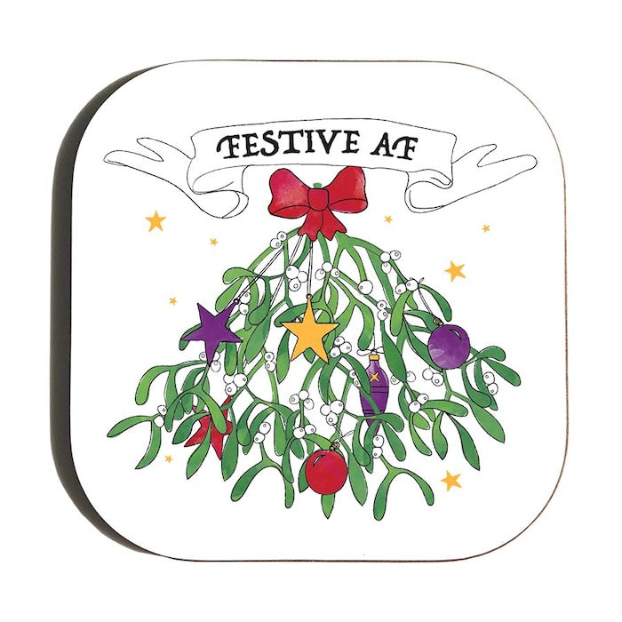 Festive AF - Coaster