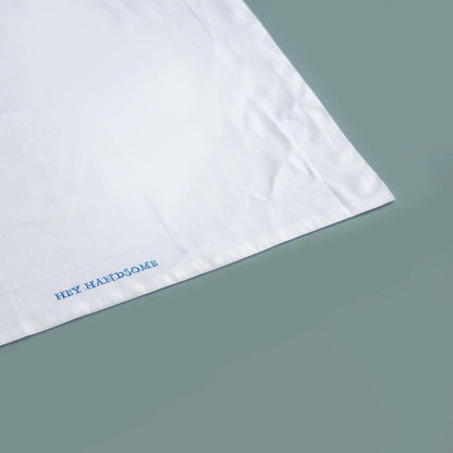 Embroidered Cotton Pillowcase - Hey Handsome