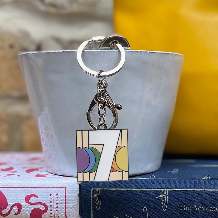 Number 7 Keyring/Bag Charm