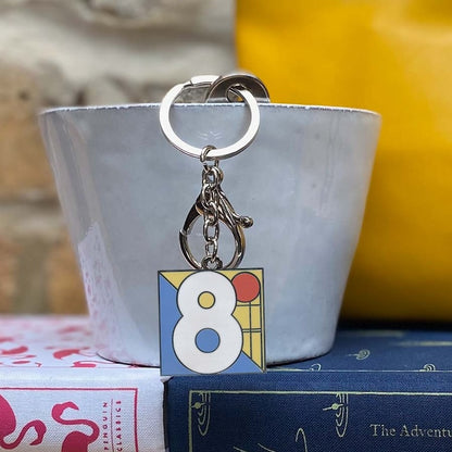 Number 8 Keyring/Bag Charm