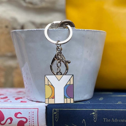 Initial Y Keyring/Bag Charm