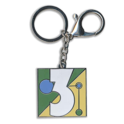 Number 3 Keyring/Bag Charm