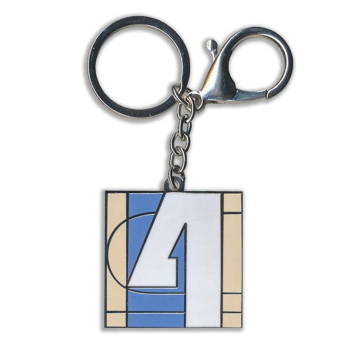 Number 4 Keyring/Bag Charm